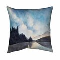 Fondo 20 x 20 in. Lakeview by Night-Double Sided Print Indoor Pillow FO2793613